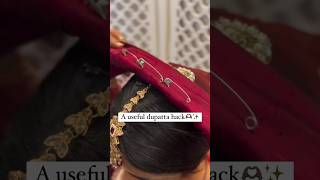 Very useful tricks on how to fix dupatta shortsfeed trending viralvideo shorts ytshorts makeup [upl. by Acinok]