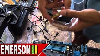 Tutorial  Como colocar o processador AMD no socket da placa mãe PTBR [upl. by Hewett]