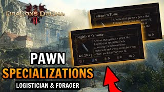 How To Unlock Logistician amp Forager Pawn Specializations in Dragons Dogma 2 [upl. by Gnok]