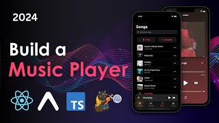 Build a Music Player app with React Native Expo Typescript and Zustand [upl. by Dottie]