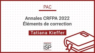 Annales CRFPA 2022  Procédure Administrative Contentieuse [upl. by Llerref881]