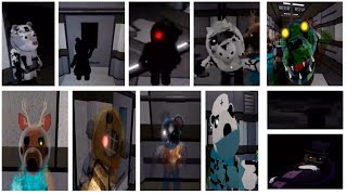 PIGGY BOOK 2 CHAPTER 12 LAB ALL JUMPSCARES HELPERS AND DEATHS GAME MADE BY JOKEMASTER77 [upl. by Tifanie]