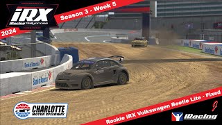 Rookie Rallycross  Charlotte Motor Speedway  iRacing Rallycross [upl. by Artenek]