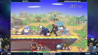 SKTAR 2  Ally vs Nairo  Money Match  SSBB [upl. by Wendelina]