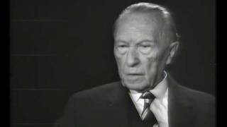 Konrad Adenauer ueber Juden und Wiedergutmachung [upl. by Chita]