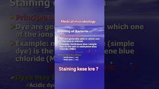 Bacteria staining  Types of staining  Medical microbiology Biochemistry microbiology science [upl. by Cruz]