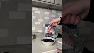 Rehydrating freeze dried blueberries [upl. by Furie]