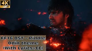 【FF16】Riddle  Odin theme With LyricsCC [upl. by Mariko]