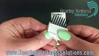 How to clean a Widex hearing aid [upl. by Egdirdle]