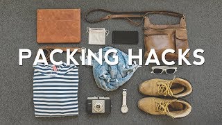 27 Travel PACKING HACKS  How to Pack Better [upl. by Luebke]