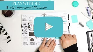 Plan with Me  Weekly Functional Planning [upl. by Kozloski]