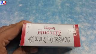 Zinconia Syrup  Zinc Acetate Oral Suspension  Zinconia Syrup uses side effects Review Hindi [upl. by Miculek]