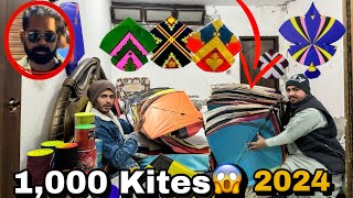 POLICE 👮 ny Kites pakar li😱  1k Kites a gye🤩 2024 Basant Stock a gya😍 [upl. by Nav]