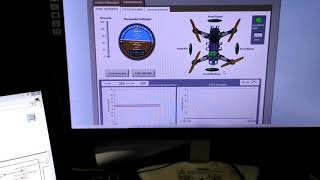 QUADCOPTER INTERFACE USING LABVIEW [upl. by Soirtemed]