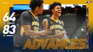 Watch Murray State Ja Morant roll past Marquette in first round of NCAA tournament [upl. by Feodora]