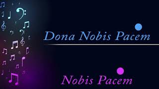 Dona Nobis Pacem Karaoke [upl. by Desmond]