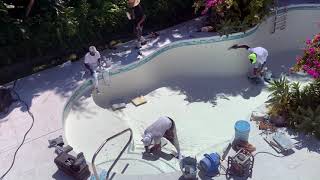 How to resurface a pool with Diamond Brite [upl. by Refinney]