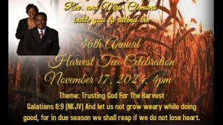 2024 Harvest Tea Message [upl. by Kenon]