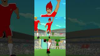 Goal Team Supa Strikas Score Together 🥅  Supa Strikas Soccer Cartoon  football Shorts Viral [upl. by Housen]