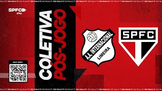 COLETIVA PÓSJOGO INTER DE LIMEIRA X SÃO PAULO  SPFC PLAY [upl. by Novehc]