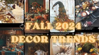 2024 Fall Decor Trends and Ideas 🍁 [upl. by Stuart]