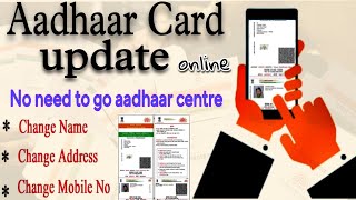 How to update Aadhaar card online  change mobile no name adress date of birth  sillysolve [upl. by Karilynn457]