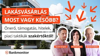 Lakásvásárlás Most vagy Később–Önerő Lakástámogatás Hitelek Piaci Taktikák Szakértőktől [upl. by Myrta45]