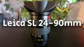 LEICA Vario Elmarit SL 2490mm ASPH F284 Review Test Deutsch [upl. by Nauqas]