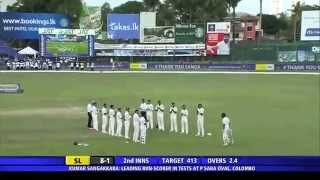 Kumar Sangakkaras Final Test Innings [upl. by Kussell]