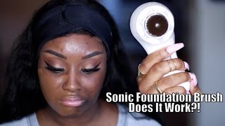 Clarisonic Foundation Brush  Does It Even Work  Makeupd0ll [upl. by Azalea]