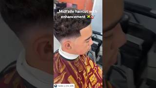 Haircut classic midfade haircut with enhancementandisclippers babylisspro barber viralvideo [upl. by Hirsh]