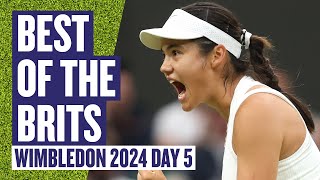 Emma through to the fourth round  Highlights  Brits Day 5 Wimbledon  LTA [upl. by Nuahsor]