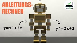 ABLEITUNGSRECHNER  Funktion ableiten mit Programm [upl. by Ynnam59]