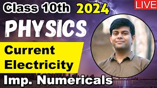 Current Electricity  Important Numerical Questions Circuit Based  Class 10th 2024 Exams [upl. by Emaj]