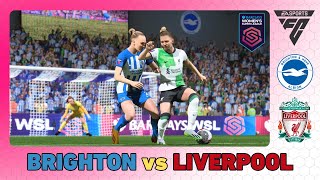 BRIGHTON vs LIVERPOOL  Womens Super League 202324 [upl. by Healey]