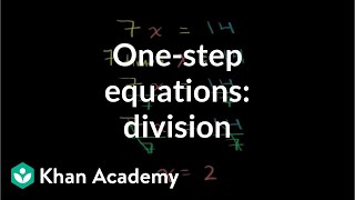 How to solve equations of the form ax  b  Linear equations  Algebra I  Khan Academy [upl. by Ecire]