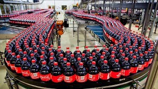 Amazing coca cola manufacturing line  Inside the soft drink factory  Filling Machine [upl. by Yelsnia]