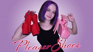 Really TALL High Heels Try On  Pleaser Shoes [upl. by Llertnek]