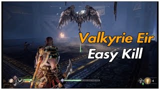 God of war 4  Easy kill quot Valkyrie Eir quot [upl. by Nancy]