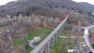 Starrucca Viaduct Flyover [upl. by Arima]