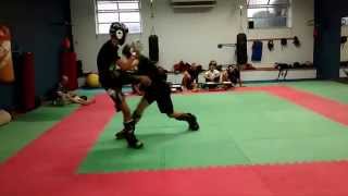 Esame Kickboxing cintura marrone sparring finale [upl. by Luo]