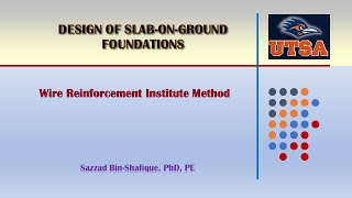 Slabongrade Foundation Design in Expansive Soil The WRI Method [upl. by Ecyob]