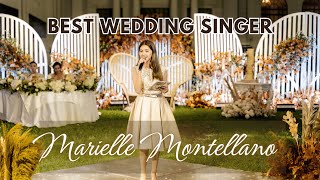 MARIELLE MONTELLANO singing at our Wedding  BEST decision ever MarriedInMelody WeddingSingerMagic [upl. by Primo]