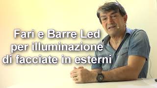 Come illuminare facciate esterne con fari o barre a LED RGBW architetturali [upl. by Deach]