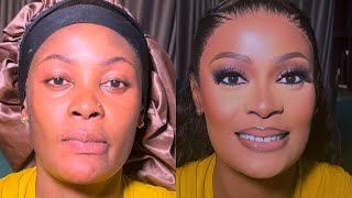 Full Coverage Glam Client Makeup Tutorial 💋 [upl. by Cutter]