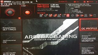 How To Overclock Ryzen 5 3600 with MSI B450 Tomahawk Max 2021 Bios Method [upl. by Idnahs]