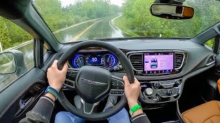 2022 Chrysler Pacifica Hybrid Pinnacle  POV First Drive Binaural Audio [upl. by Humble]