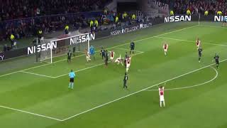 Goal scored by TAGLIAFICO  Ajax vs Real Madrid [upl. by Marcell]