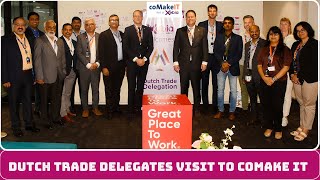 Dutch Trade Delegation Visits coMakeIT Office In Hyderabad  Hybiz tv [upl. by Kroo]