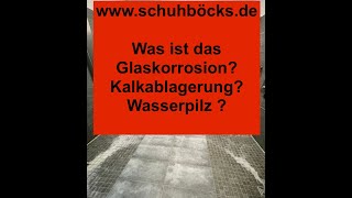 Glaskorrosion  Wasserpilz Oder Kalk [upl. by Nodnahs]